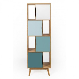 Avon Narrow bookshelf Spruce